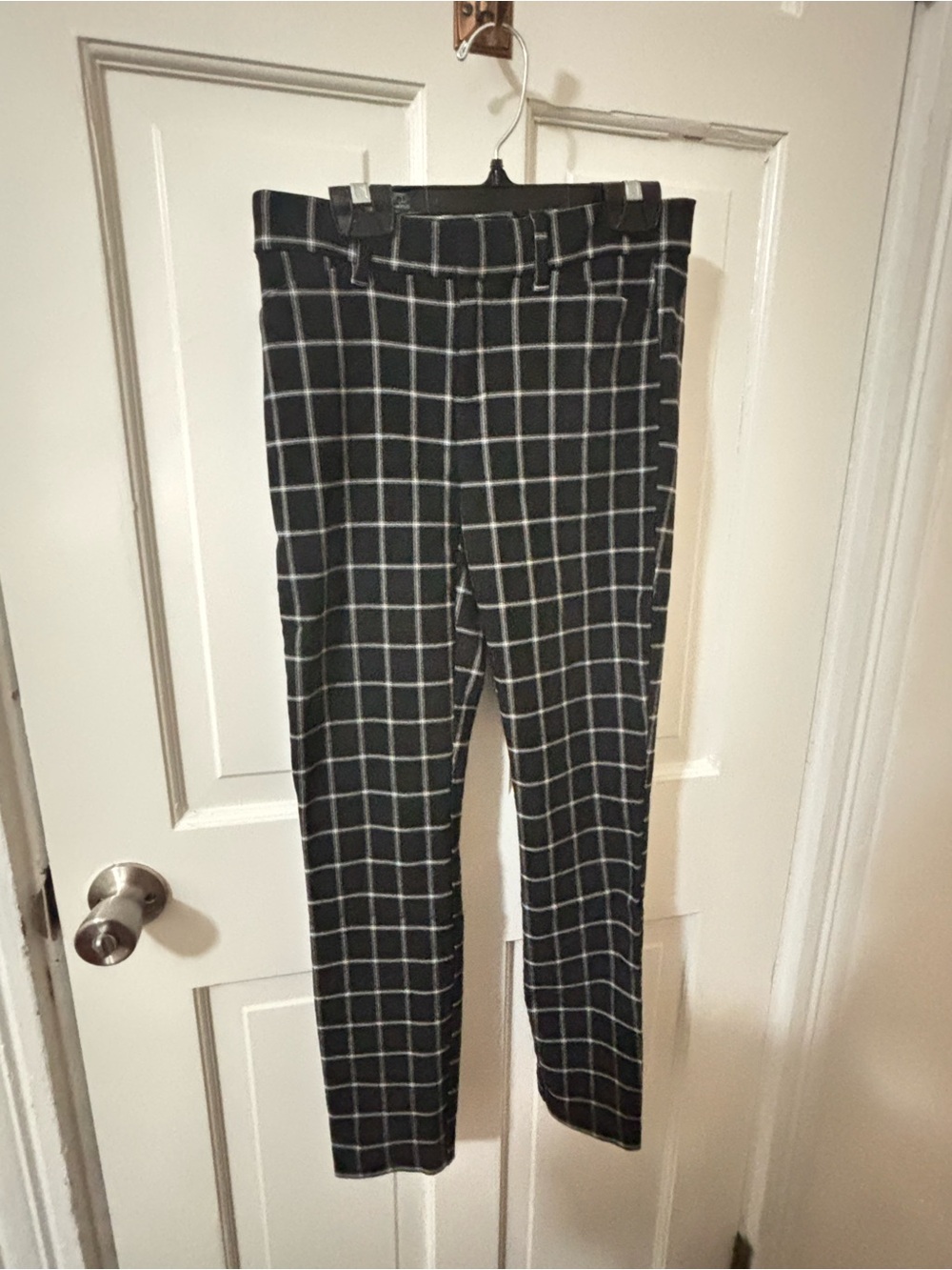 GAP Black Windowpane Chinos